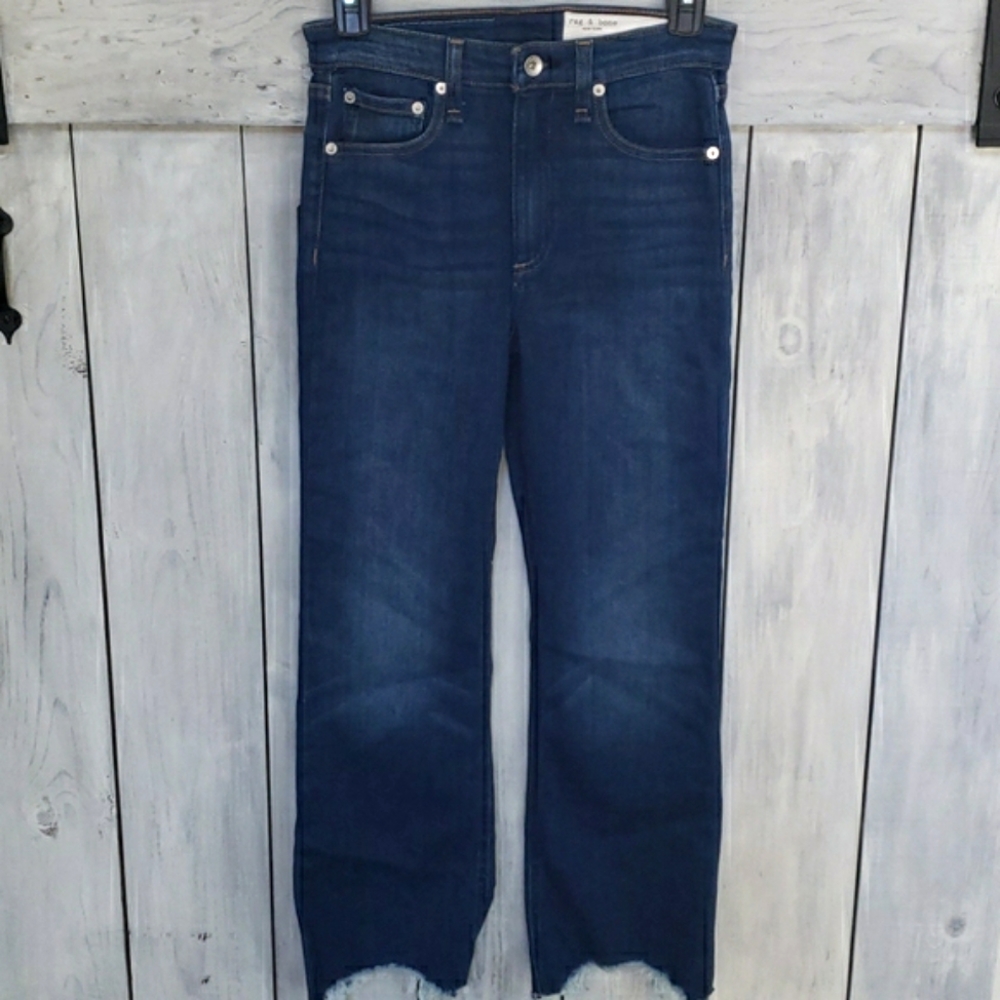 NEW Rag & Bone Nina High-Rise Ankle Flare Jeans - Picture 4 of 17